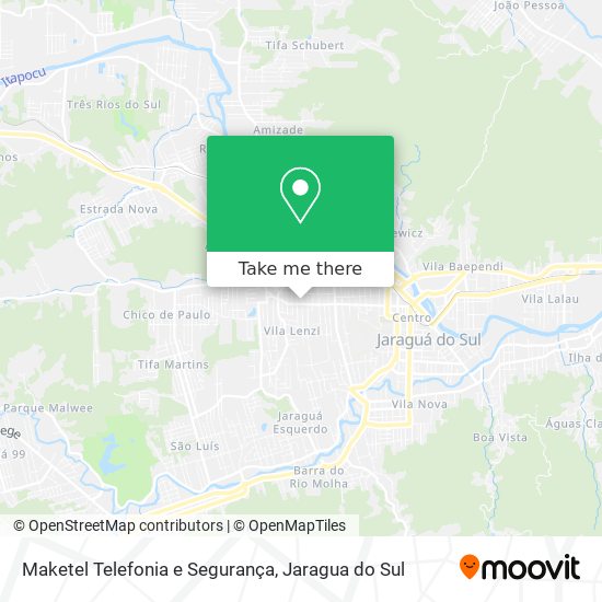 Mapa Maketel Telefonia e Segurança