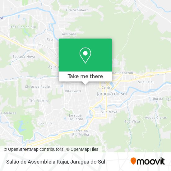 Salão de Assembléia Itajaí map