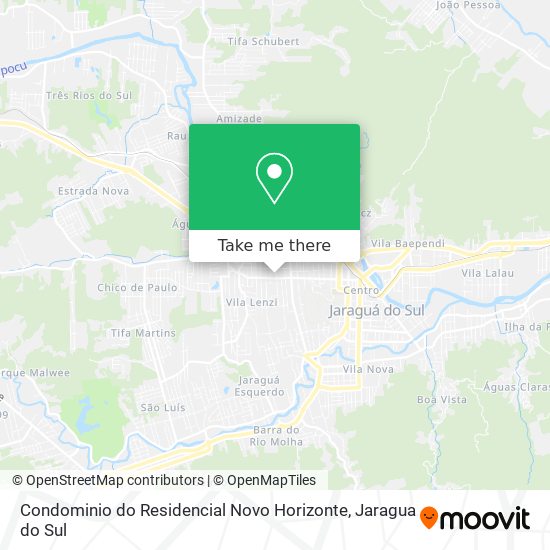 Mapa Condominio do Residencial Novo Horizonte