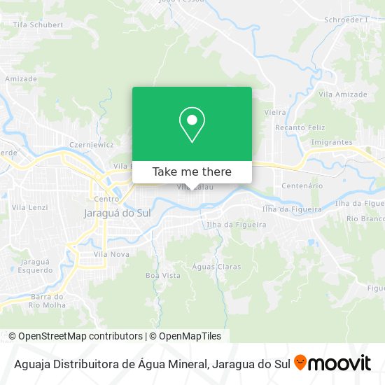 Mapa Aguaja Distribuitora de Água Mineral