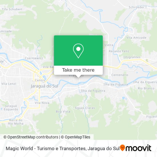 Magic World - Turismo e Transportes map