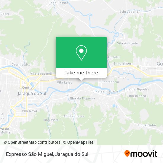 Expresso São Miguel map