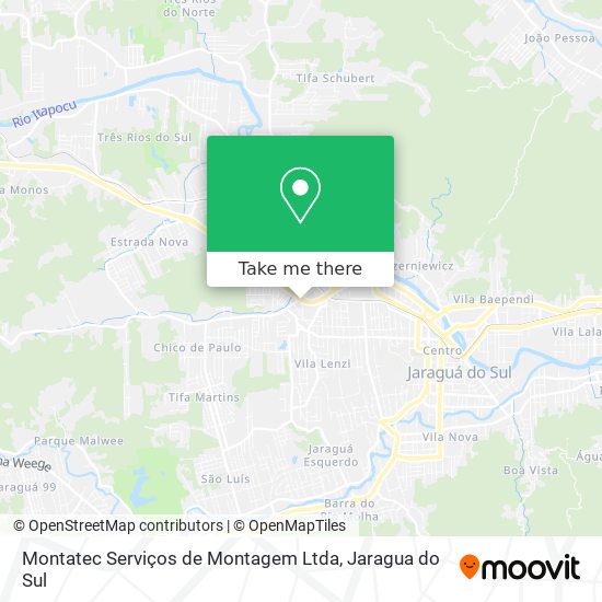 Mapa Montatec Serviços de Montagem Ltda