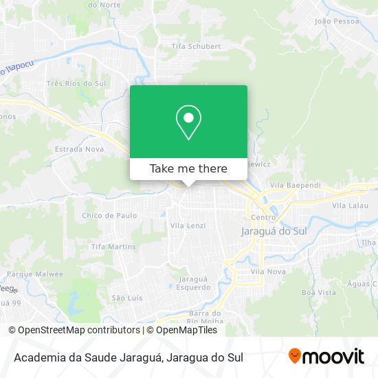 Academia da Saude Jaraguá map