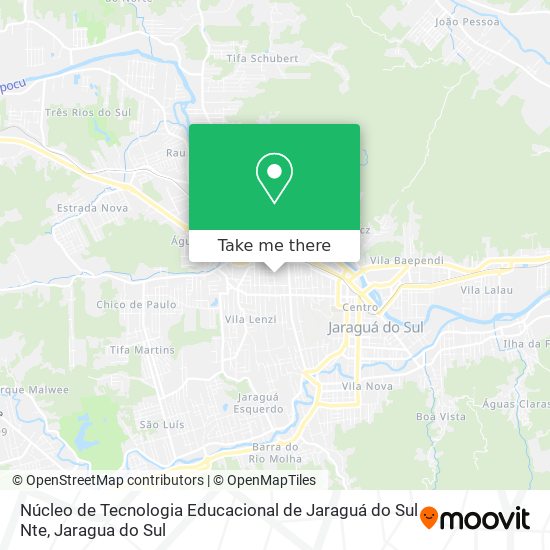 Núcleo de Tecnologia Educacional de Jaraguá do Sul Nte map