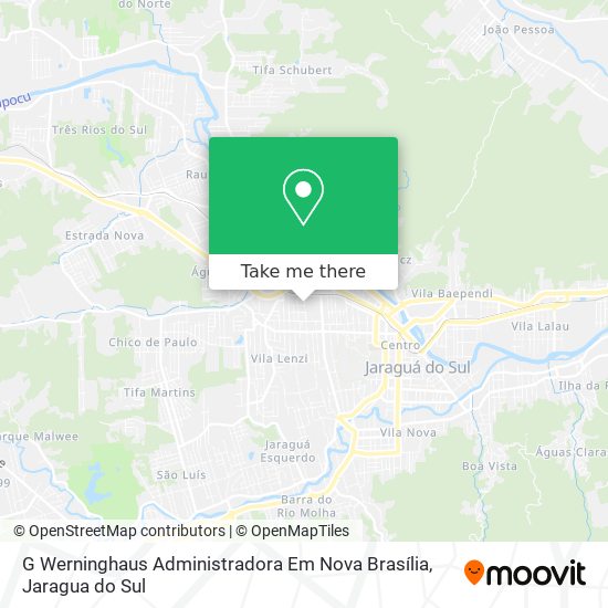 G Werninghaus Administradora Em Nova Brasília map