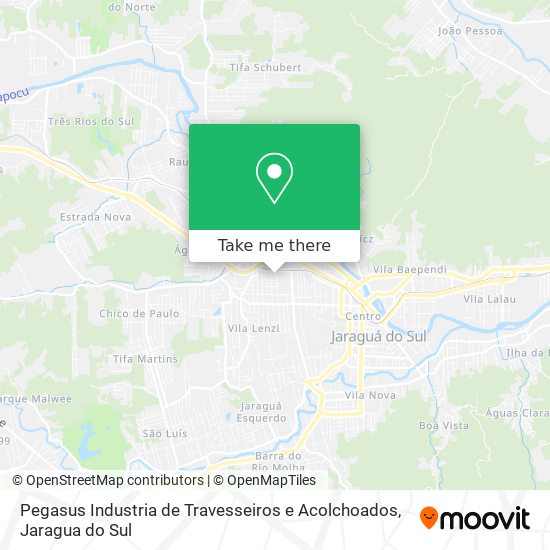 Pegasus Industria de Travesseiros e Acolchoados map