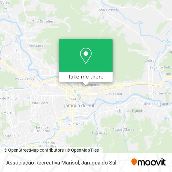 Mapa Associação Recreativa Marisol