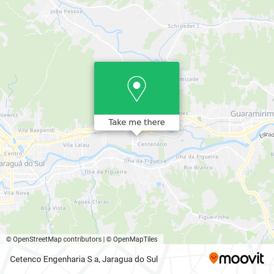 Cetenco Engenharia S a map