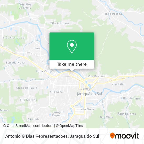 Mapa Antonio G Dias Representacoes