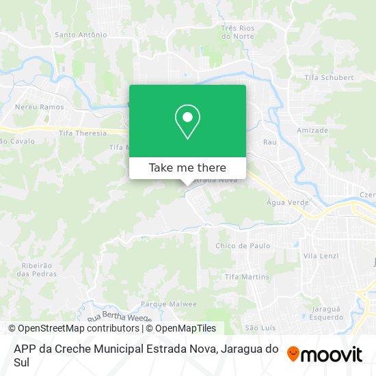 APP da Creche Municipal Estrada Nova map