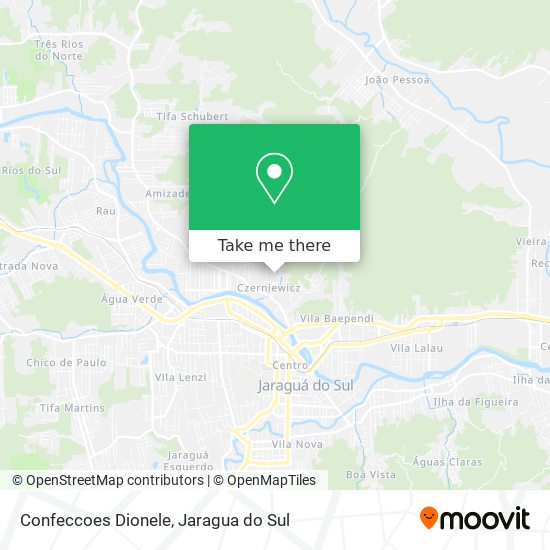Confeccoes Dionele map