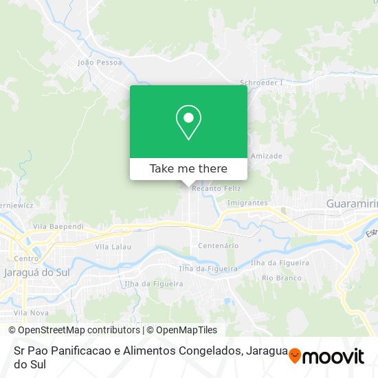 Sr Pao Panificacao e Alimentos Congelados map