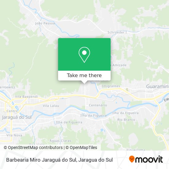 Barbearia Miro Jaraguá do Sul map