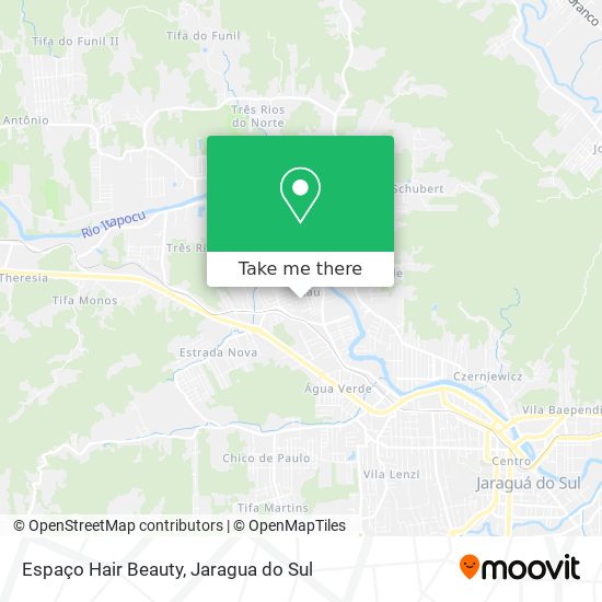 Espaço Hair Beauty map
