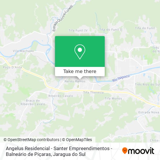 Angelus Residencial - Santer Empreendimentos - Balneário de Piçaras map