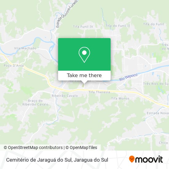 Cemitério de Jaraguá do Sul map