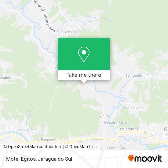 Motel Egitos map