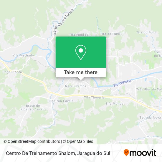 Centro De Treinamento Shalom map