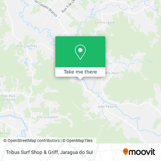 Tribus Surf Shop & Griff map