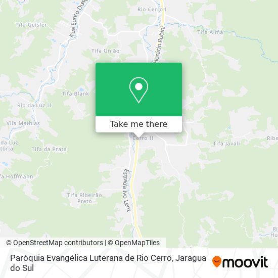 Paróquia Evangélica Luterana de Rio Cerro map