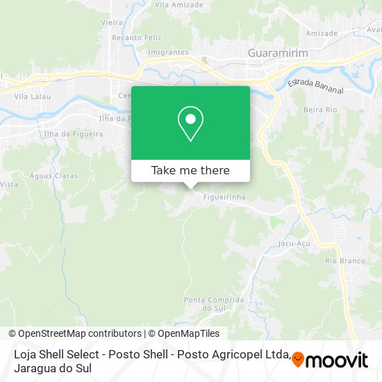 Loja Shell Select - Posto Shell - Posto Agricopel Ltda map