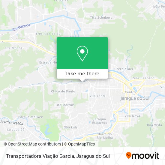 Transportadora Viação Garcia map