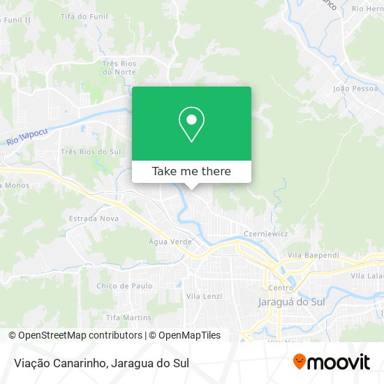 Viação Canarinho map