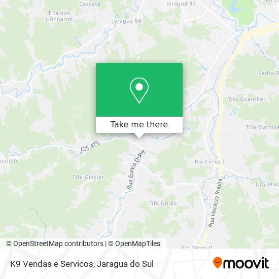 Mapa K9 Vendas e Servicos