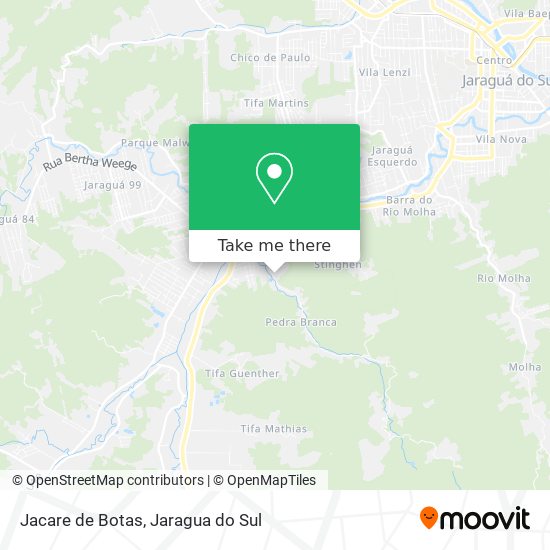 Jacare de Botas map