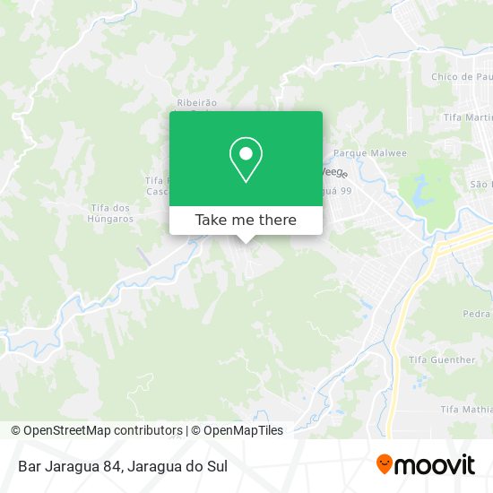 Bar Jaragua 84 map