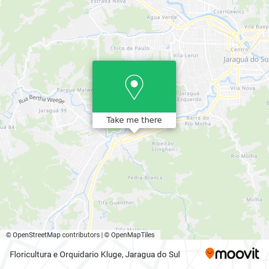 Floricultura e Orquidario Kluge map