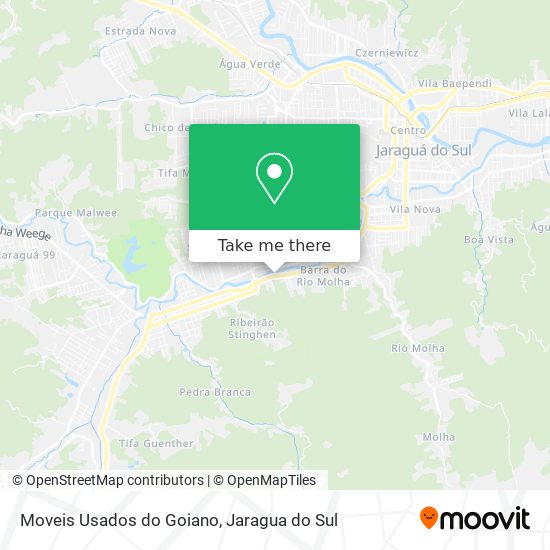 Moveis Usados do Goiano map