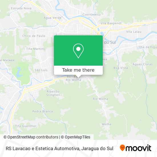 Mapa RS Lavacao e Estetica Automotiva