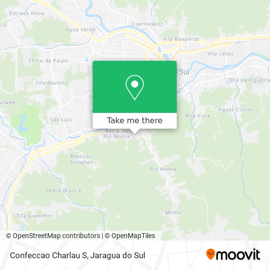 Confeccao Charlau S map