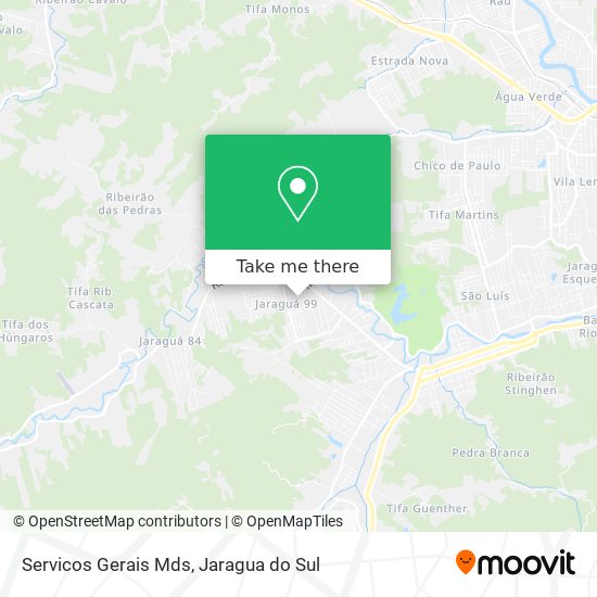 Servicos Gerais Mds map