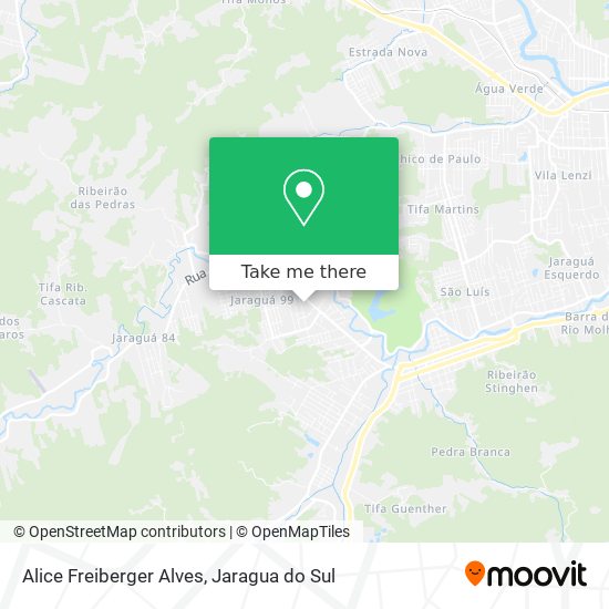 Alice Freiberger Alves map