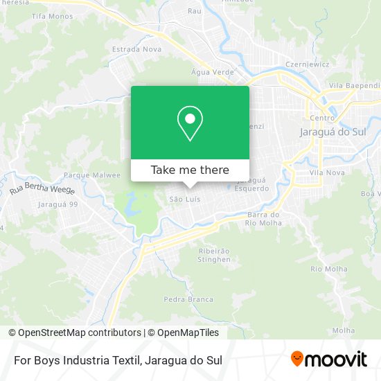 For Boys Industria Textil map