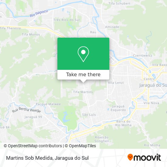 Martins Sob Medida map