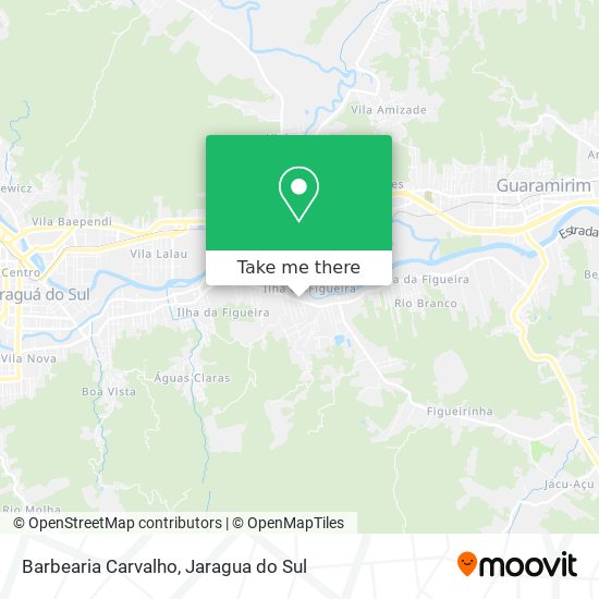 Mapa Barbearia Carvalho