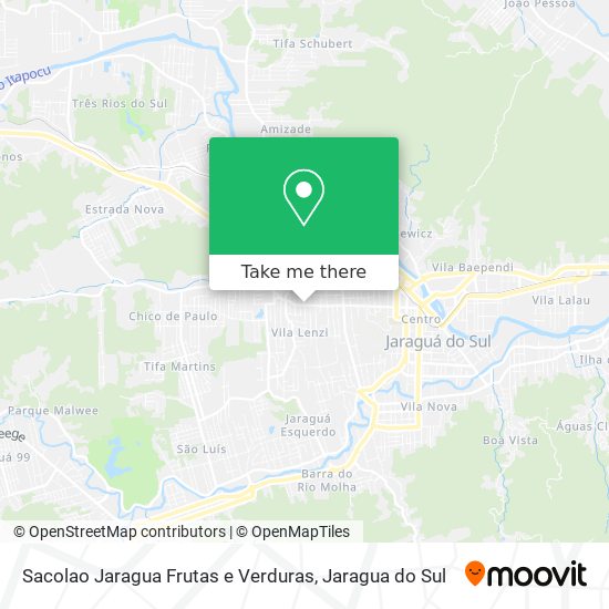 Sacolao Jaragua Frutas e Verduras map