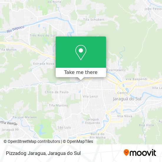 Pizzadog Jaragua map