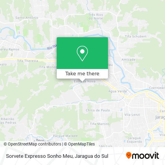 Sorvete Expresso Sonho Meu map