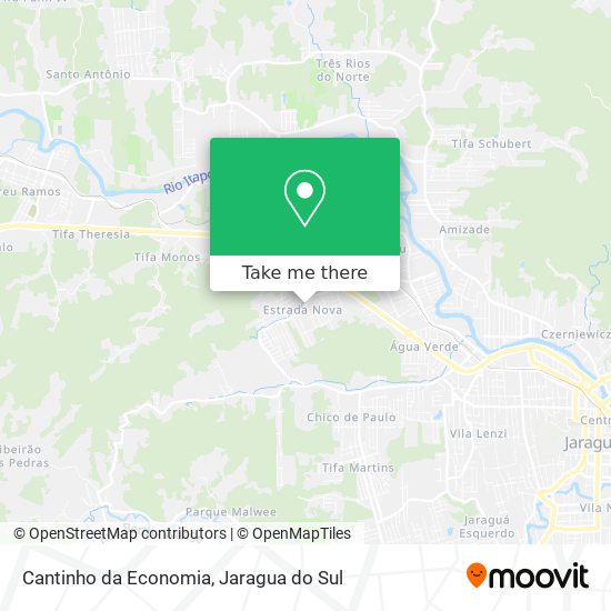 Cantinho da Economia map