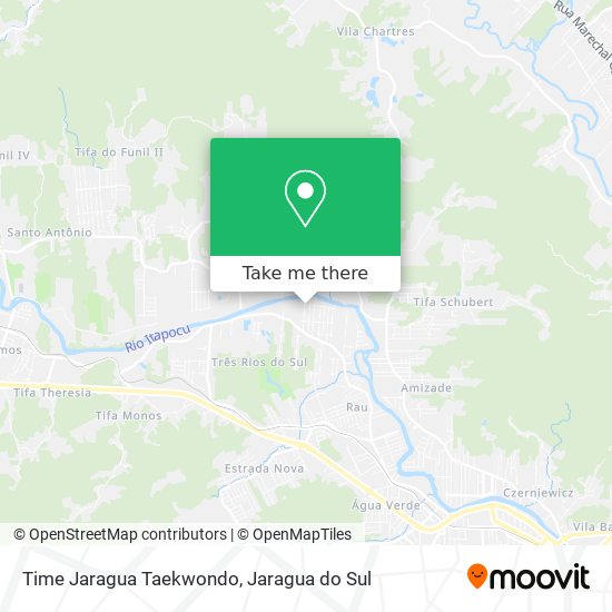 Time Jaragua Taekwondo map