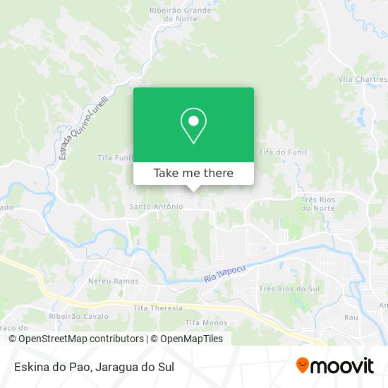 Eskina do Pao map