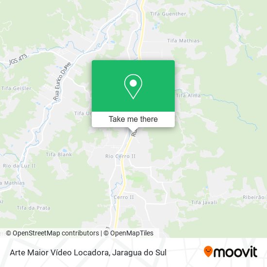 Mapa Arte Maior Vídeo Locadora