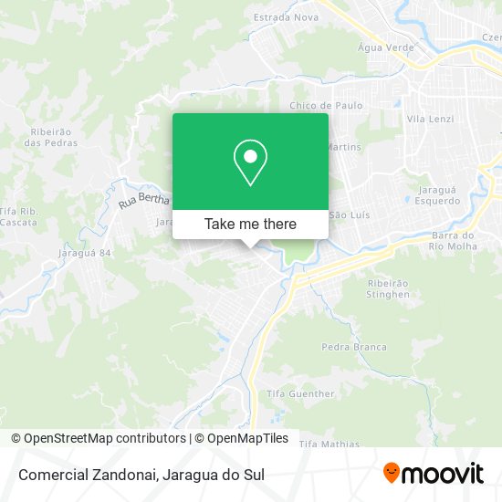 Comercial Zandonai map