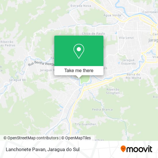 Mapa Lanchonete Pavan