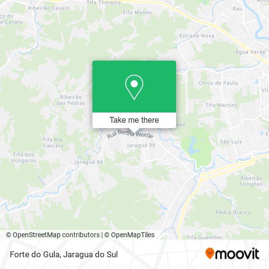 Forte do Gula map